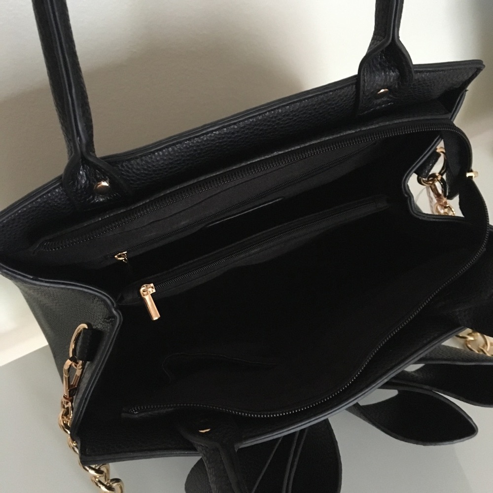 Large Bow Black Harajuku Kawaii Handbag Bag Purse - Picture 13 of 13